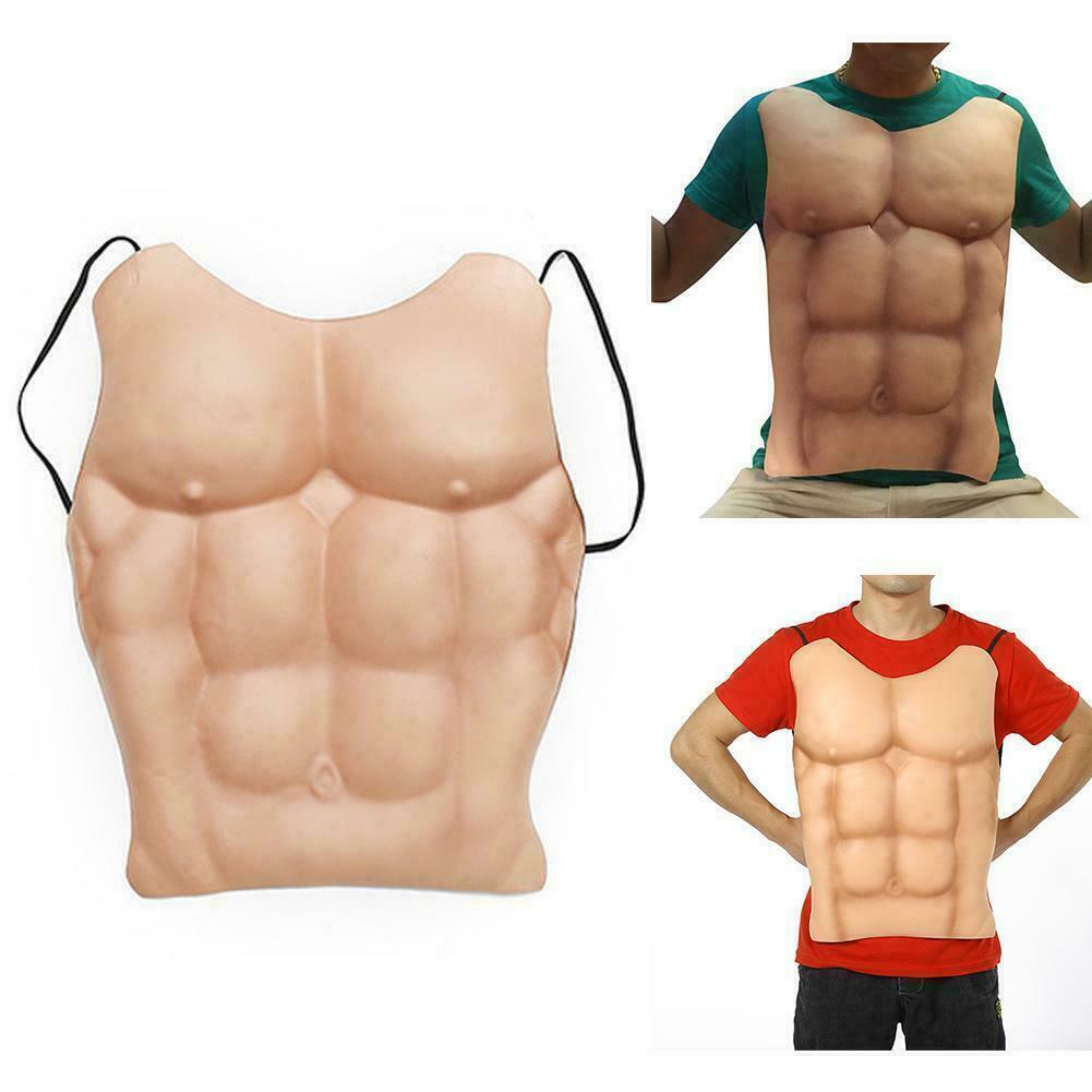 Fake Abs six Pack . Muscular Body. Abdominal Muscles. Cut 