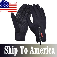 1Pair Unisex Winter Warm Windproof Waterproof Thermal Touch Screen Gloves Mitten
