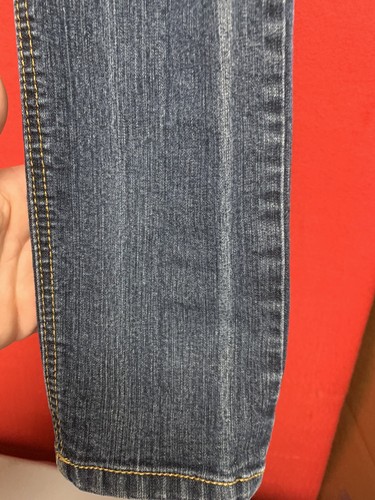 Girls SO Denim Blue Jeans With Elastic Waist-Size 9 Short - Picture 11 of 21