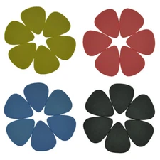 50Pcs 351 Delrin Guitar Picks  Plectrums 0.71mm 1mm 1.5mm