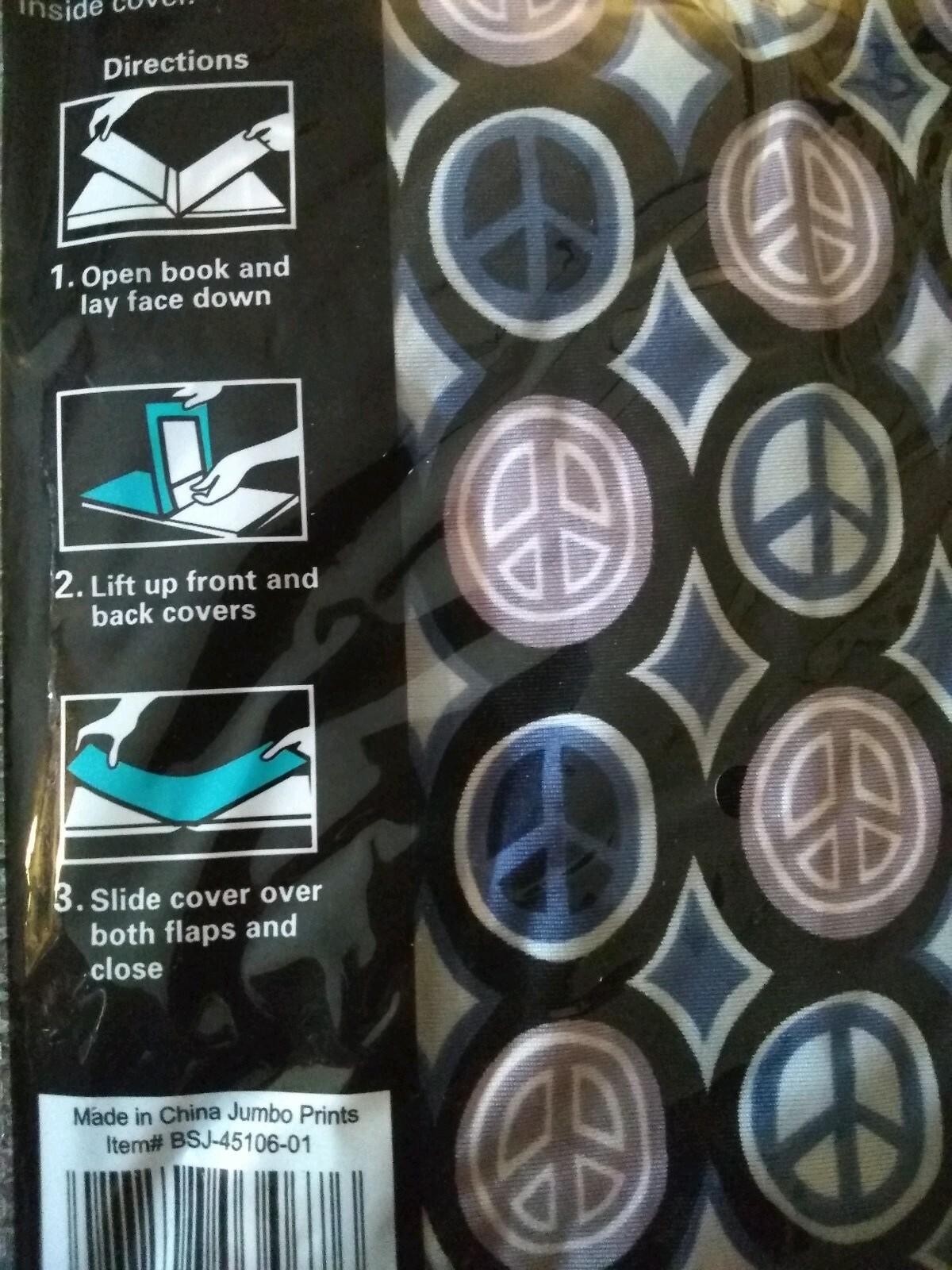 KITTRICH - Stretchable Fabric Book Covers Jumbo Size - 8'x10' or larger