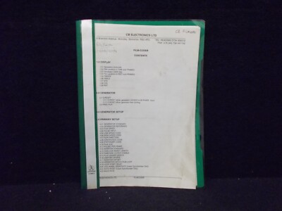 CB Electronics, Film-Coder, Manual, GB. #K-378-07