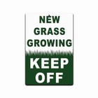 Please Stay off Grass Signs for Yard Keep off the Grass Aluminum Fence Plaque