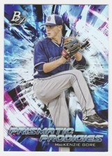 MacKenzie Gore 2018 Bowman Platinum Prismatic Prodigies #PPP-28 Padres Baseball