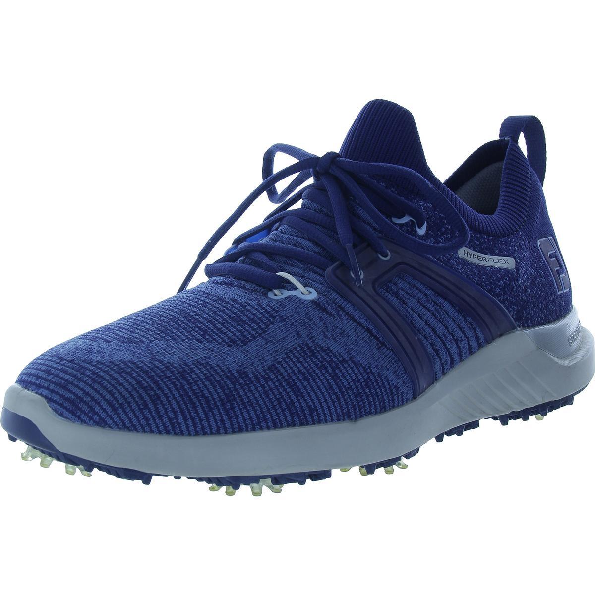 Мужские синие кроссовки для гольфа Hyperflex на шнуровке с мягкой стелькой 9.5 Medium (D) BHFO 2686