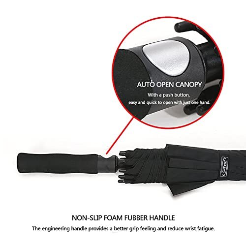 Golf Umbrella Extra Large Oversize Windproof Stick Umbrella Double