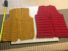 Vintage Hand Crocheted Vests