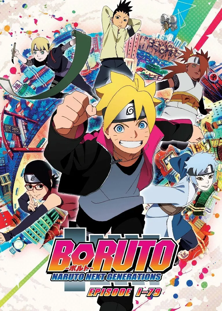 DVD Boruto Naruto Next Generations Episode 1-79 English Version