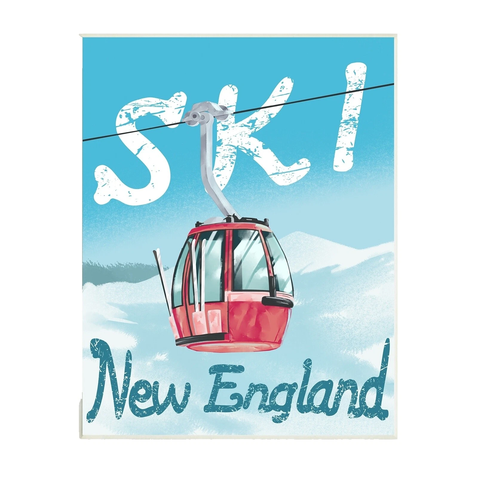 Pôsteres e Gravuras de Esqui Home Décor