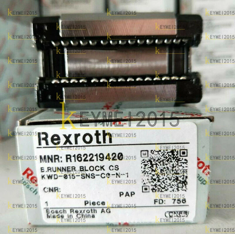 1x NEW R162219420 REXROTH RUNNER BLOCK BALL BEARING