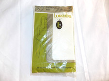 VINTAGE BRAND NEW SEALED LORRAINE WHITE STRETCH NYLON PANTY BRIEF SIZE4-8 NOS