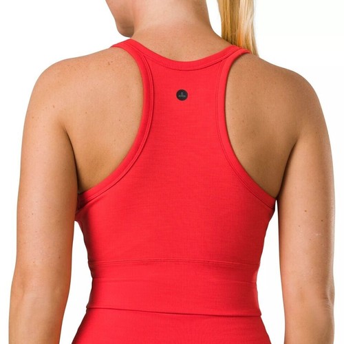 NEW prAna CARMINE RED HEATHER BECKSA BRALETTE TOP SPORTS BRA SZ XL - Picture 4 of 7