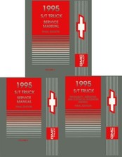 1995 Chevrolet S10 S-10 Truck Shop Service Repair Manual Book Engine Drivetrain