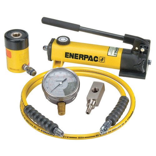 ENERPAC SCH121H Hollow Hydraulic Ram and Pump Set 3PCY5 662005803439 eBay
