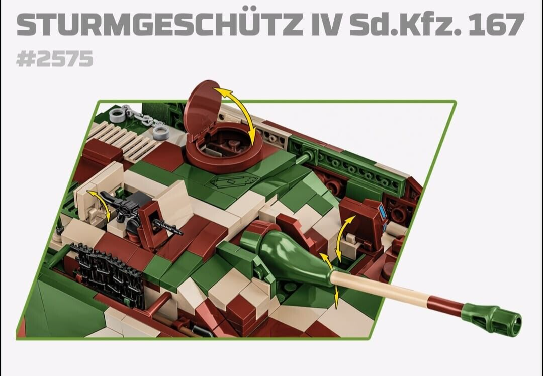 COBI 2575 Sturmgeschütz IV Sd.Kfz 167 LIMITED edition 1:28