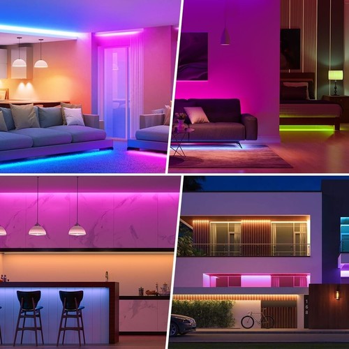IP65 Water-Resistant 16.4ft RGBWW LED Strip - Smart Color Control Compatible - Picture 10 of 10