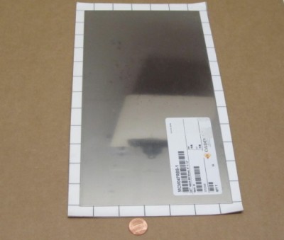 440A Stainless Steel Sheet,  .047'' Thick x 6.0'' Wide x 12.0'' Length, 1 Unit
