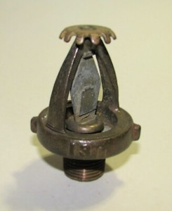 Vintage Grinnell Brass Fire Sprinkler Head 1913