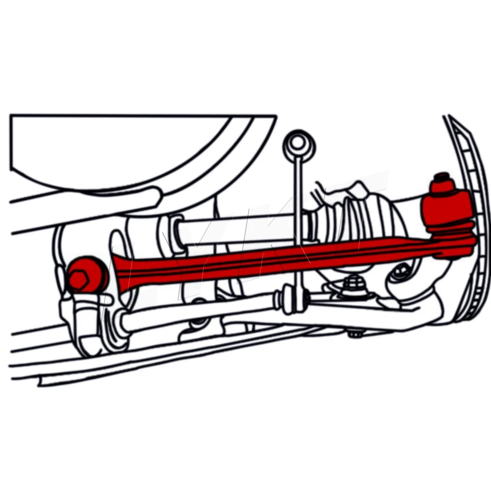 LYKT 2pcs Adjustable Arms Rear Toe Kit for Porsche 911、718、 Cayman、Boxster - Image 2 of 4