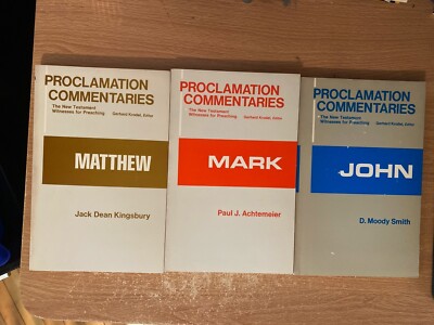 3 Proclamation Commentaries Matthew Mark John ed by Gerhard Krodel Paperback