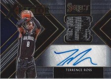 2019-20 Select X Factor Memorabilia Signatures #14 Terrence Ross Auto Jersey/199