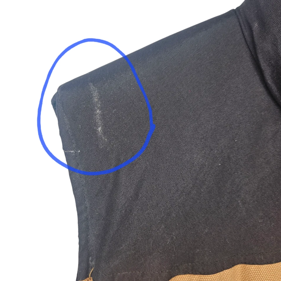 DULUTH TRADING Canvas Work Vest Men's Large Goose Down Insulated Utility Rugged - Image 4 of 4