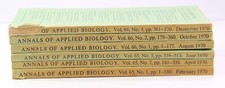Annals Of Applied Biology 1970 Bd. 65 Bis 66 ...