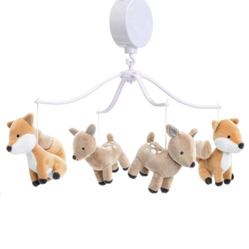 Bedtime Originals Deer Park Musical Baby Crib Mobile, Multicolor