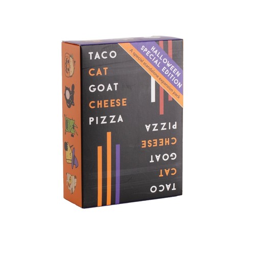 Taco Cat Goat Cheese Pizza Halloween Edition, Ages 8+, 2-8 players