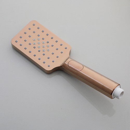 9 Inch Rose Gold Shower Faucet in Wall Set Bathroom Rainfall Handheld Spary - Picture 11 of 13