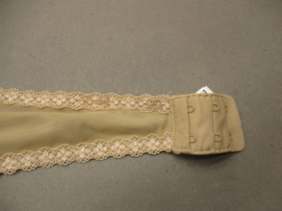 Sujetador sin tirantes 36B btempt'd para mujer beige forrado con aros cierre trasero 8K Foto 4 de 4