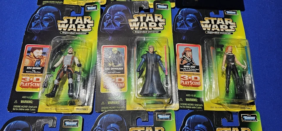 1998 - Kenner - Juego completo de 9 escenas de juego 3D Universo Expandido - Completo Foto 3 de 4