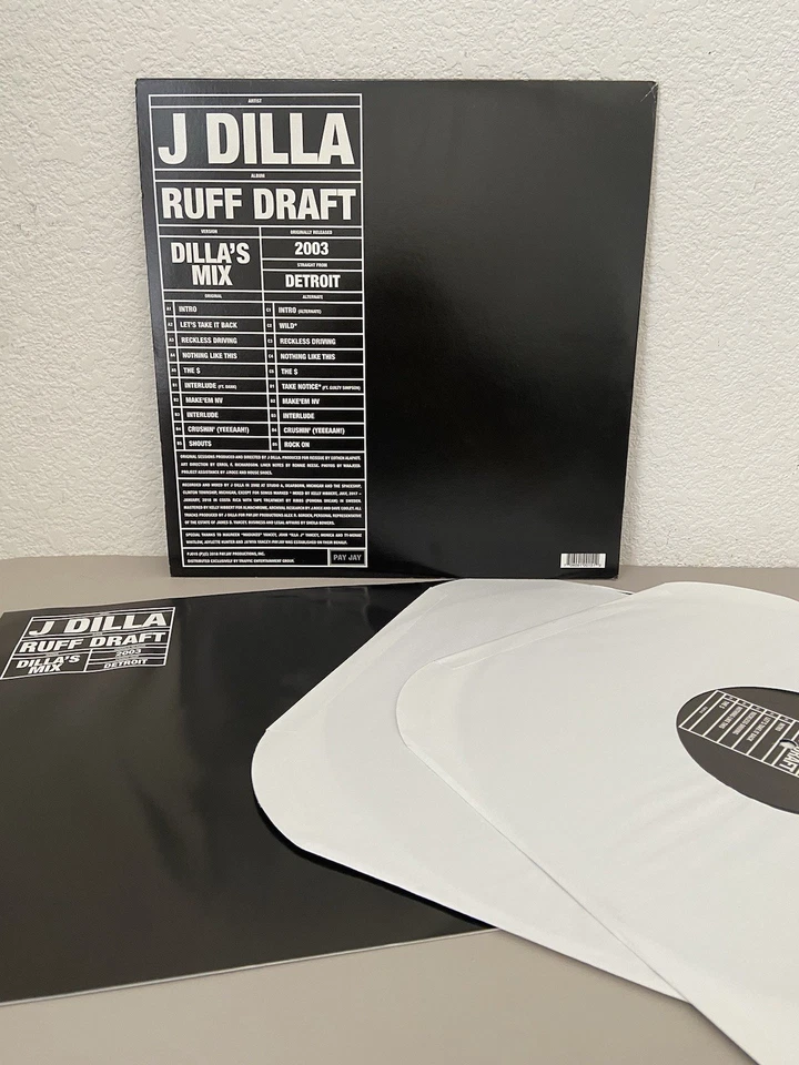 J Dilla Ruff Draft : Dilla's Mix 2LP Vinyl Record Store Day 2018 - Image 2 of 2