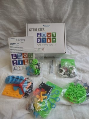 5 Set STEM Kit Dc Motors Electronic Assembly for Kids DIY STEM Toys Intro to Sci
