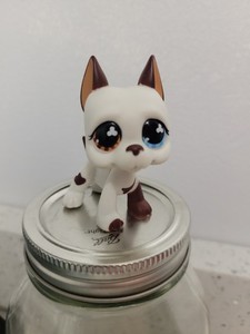 GREAT DANE DOG #577 - Authentic Littlest Pet Shop - Hasbro LPS