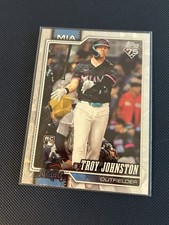 Topps 2026 Series 1 Troy Johnston Rookie #317 Miami Marlins Baseball Card