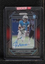 2022 Chronicles Prizm Black Red Signatures 36/49 Jameson Williams Auto 0ym7