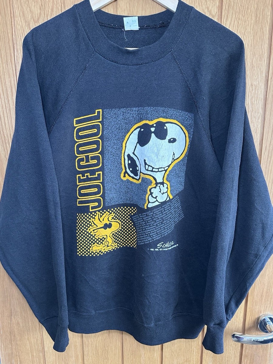 Vintage Snoopy Joe Cool Crewneck Jumper Sweater Size Large UK