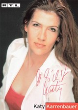 Katy Karrenbauer, Originalautogramm, alte Aut...