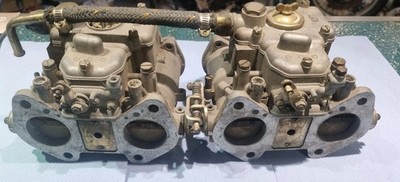 1 Pair Weber 40DCOE 130 & 131 Twin Carburettors