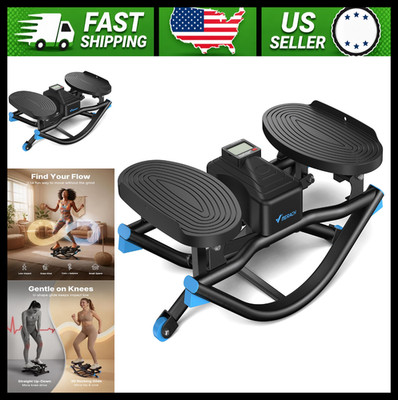 MERACH 3D Motion Rocking Stair Stepper for Home Exercise