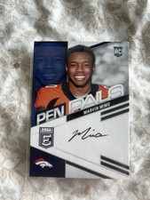 2023 Panini Donruss Elite - Pen Pals Marvin Mims #PPMMI (AU, RC)