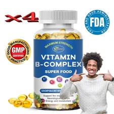 Compound vitamin B capsules help promote skin health and energy metabolism 120p