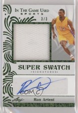 2022 Leaf ITG Used Sports Emerald 3/3 Metta World Peace Ron Artest Auto 0wc9