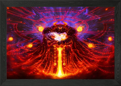 NISEI Tyr Gerahmtes Wandbild Poster Leinwanddruck Bild