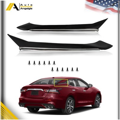 For Nissan Maxima 2016-2021 Rear Body Pillar Molding Trim Pair Left&Right Side