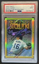 1996 Topps Finest Hideo Nomo Refractor #33 Dodgers PSA 9