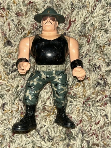 wwf SGT SLAUGHTER SERIES 3 wrestling HASBRO figure...