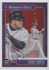 2021 Panini Donruss Diamond Kings Holo Red Miguel Cabrera #10 06p8