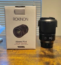 Rokinon 35mm F1.4 AF Series II Full Frame Wide Angle Lens for Sony E